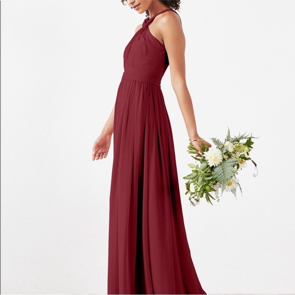 Weddington Way Cora Maxi Dress in Cabernet, Size 4 - Picture 2 of 10